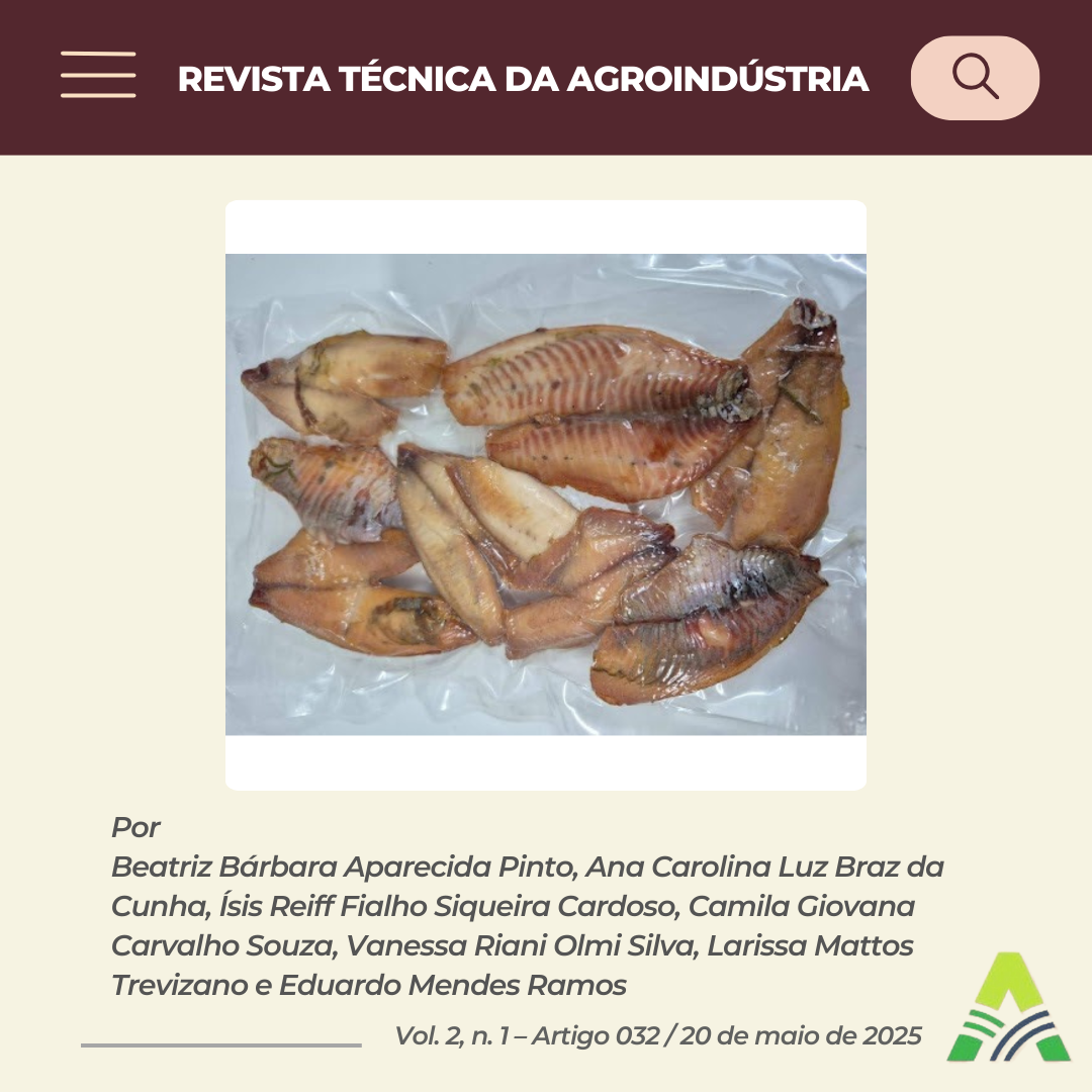 COMPOSIÇÃO CENTESIMAL DE FILÉ DE TILÁPIA DEFUMADO COM PALHA DE ARAUCÁRIA (Araucaria angustifolia) E FUMAÇA LÍQUIDA